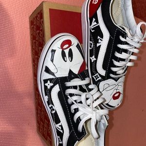Kids vans (Mickey & supreme & Louis Vuitton)